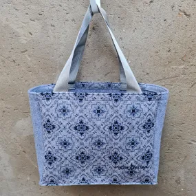 Tile Pattern - Recycled Felt Teacher Bag