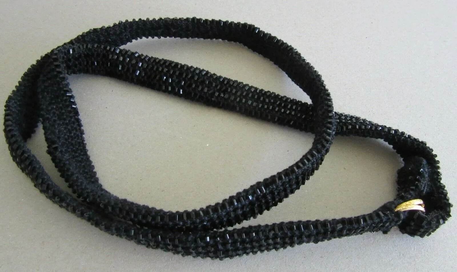 Waist Belt 6393 Black Shimmer Beaded Waist Belt Kamar Band