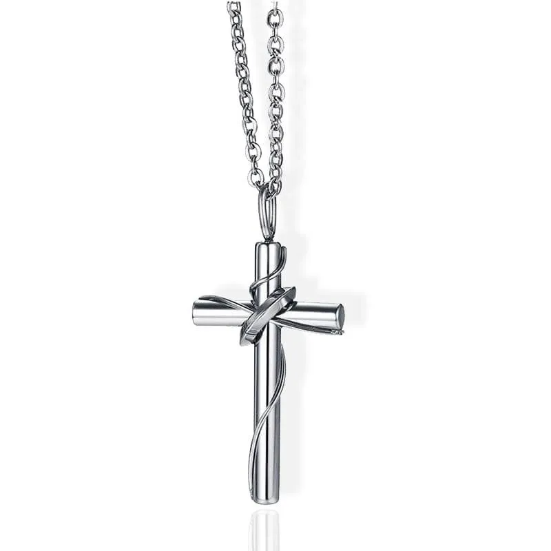 Women's Christian Necklace <br> Cross with Ring
